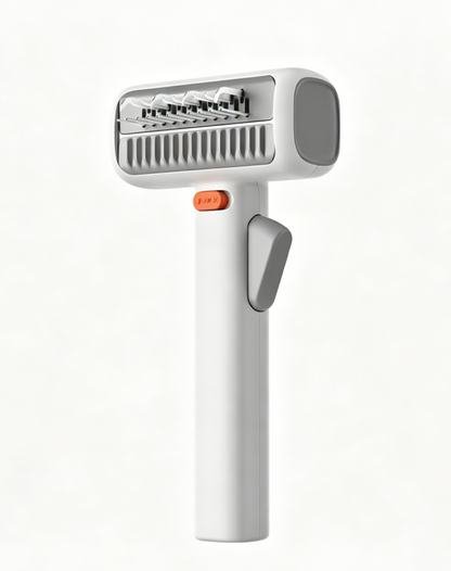2-in-1 Pet Grooming & Trimming Brush – Dematting & Undercoat Comb for Long & Short Hair