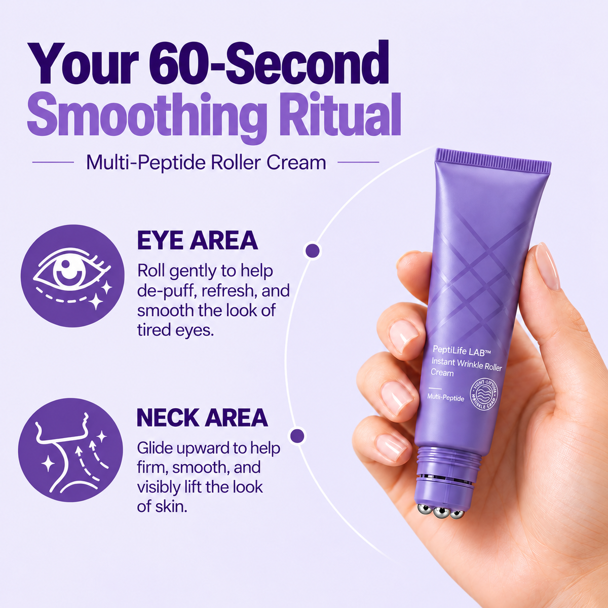 Peptide Anti-Wrinkle Roller Cream